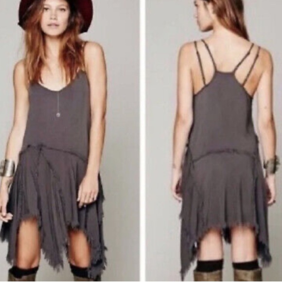 Intimately Free People Handkerchief Hem Strappy Slip Dress - Picture 6 of 13